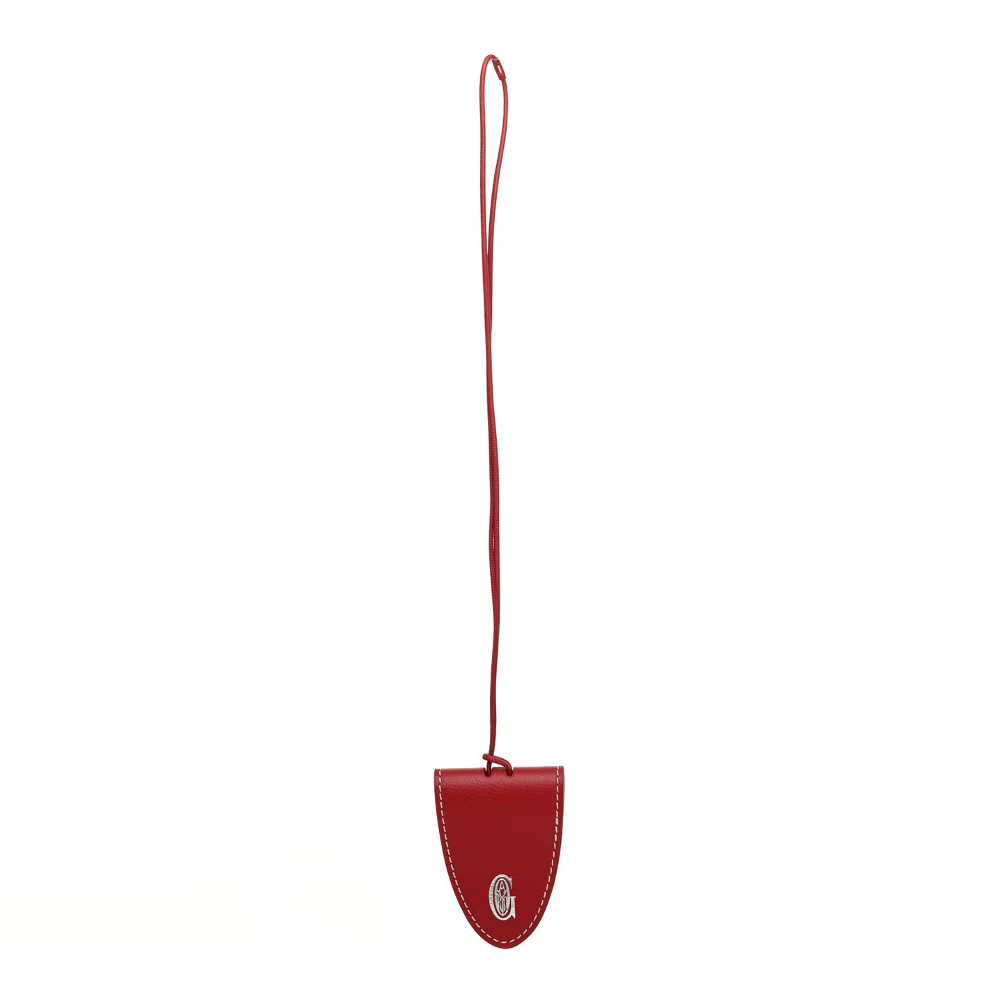 Calfskin Bag Clip Red