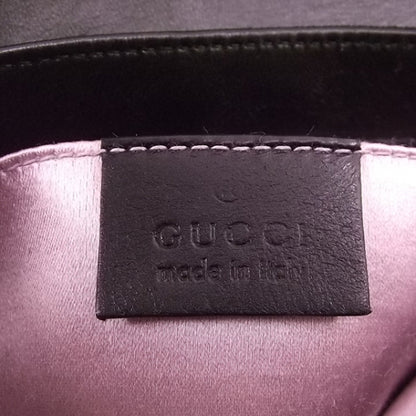 Gucci Silk Flower Garden Bumble Bee Charm Pochette Black 7 of 8