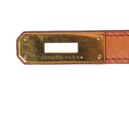 Hermes Ostrich Birkin 30 Cognac 17 of 26