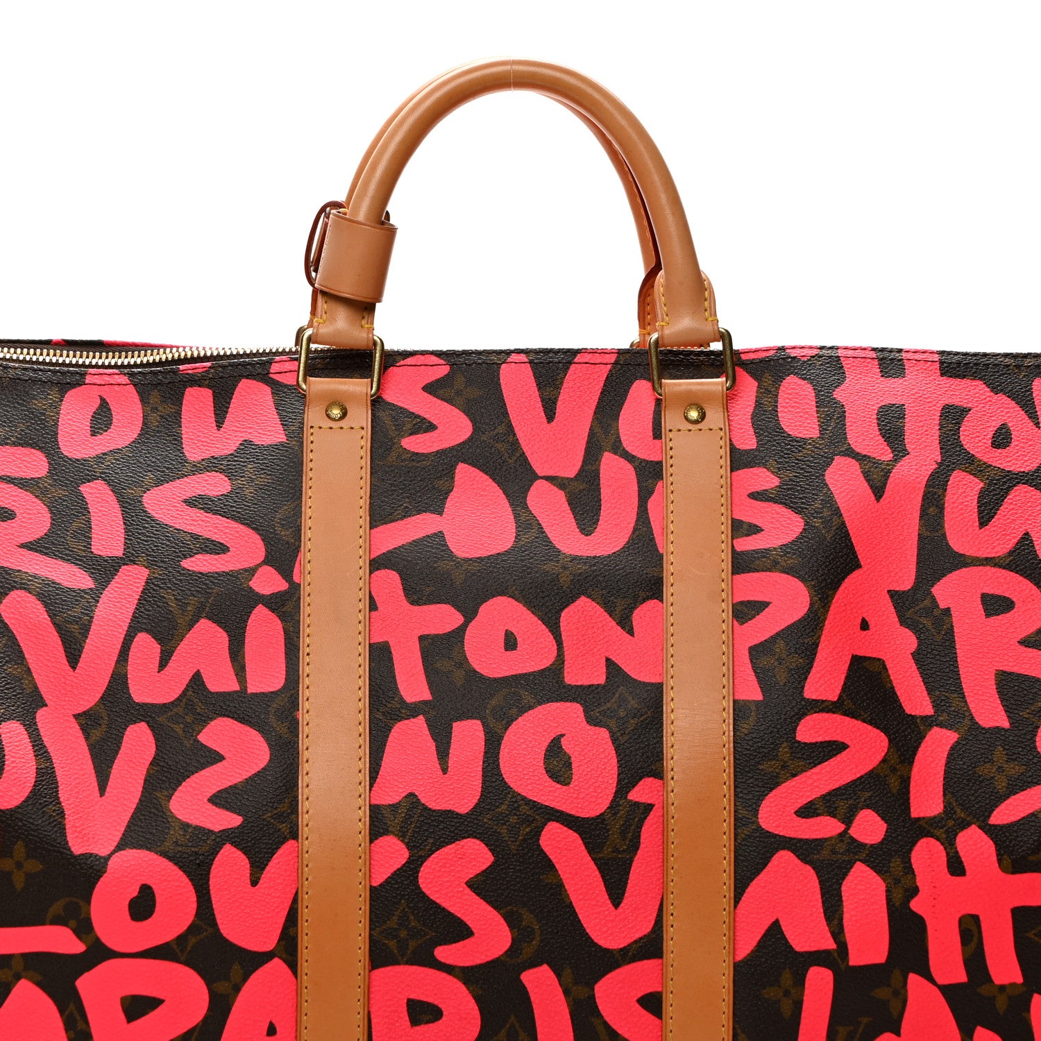 Louis Vuitton Monogram Graffiti Keepall 50 Fuchsia 7 of 10