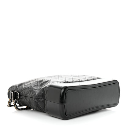 Chanel Aged Calfskin Quilted Maxi Gabrielle Hobo Black 4 of 15