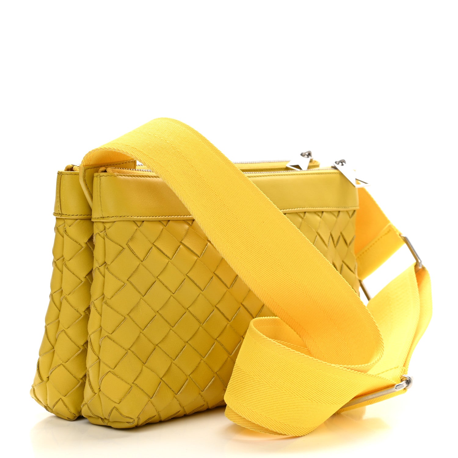 Bottega Veneta Nappa Intrecciato Hydrology Shoulder Bag Kiwi 3 of 11
