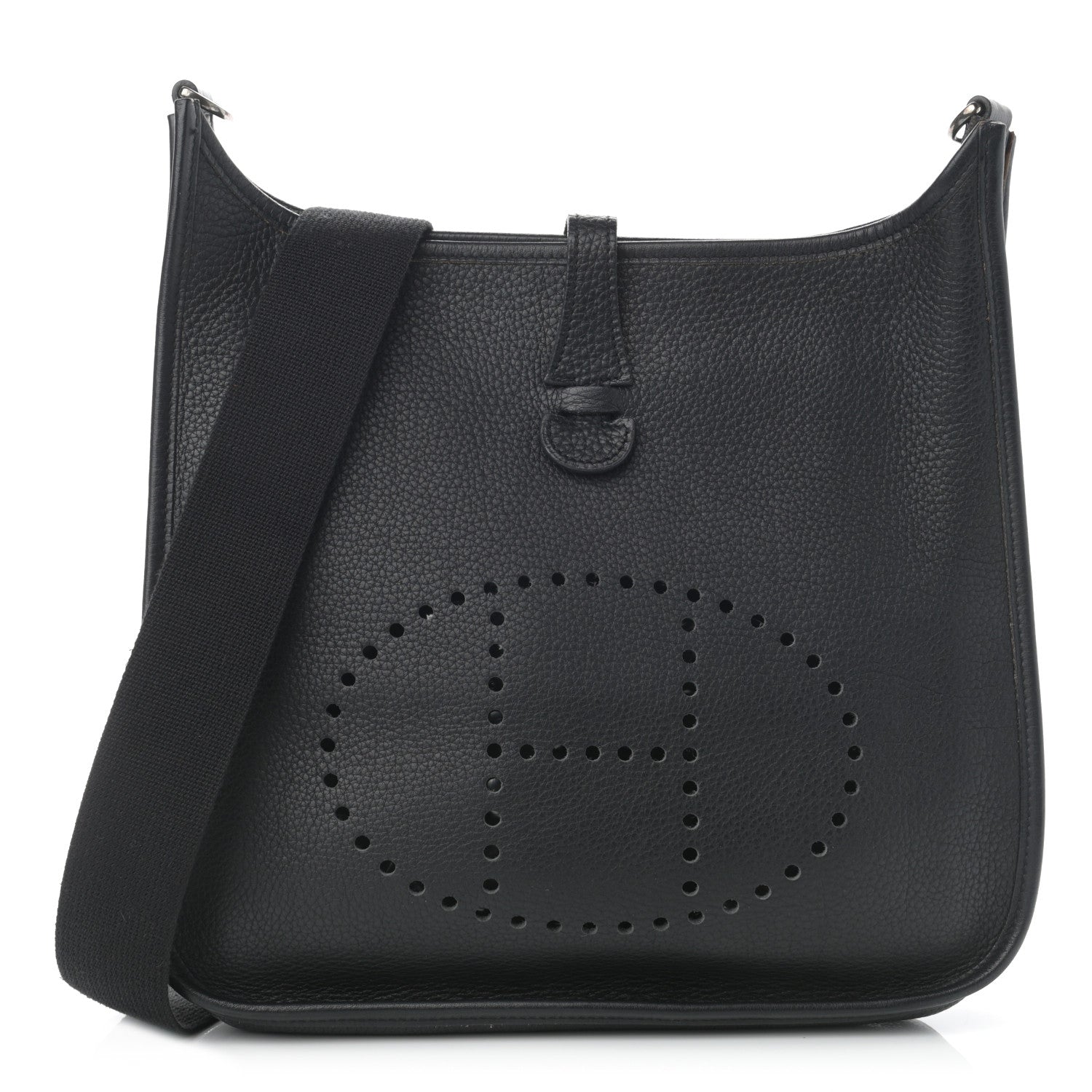 Hermes Taurillon Clemence Evelyne PM Black 1 of 14