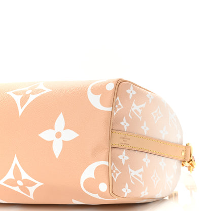 Louis Vuitton Monogram Giant By The Pool Speedy Bandouliere 25 Brume 10 of 11