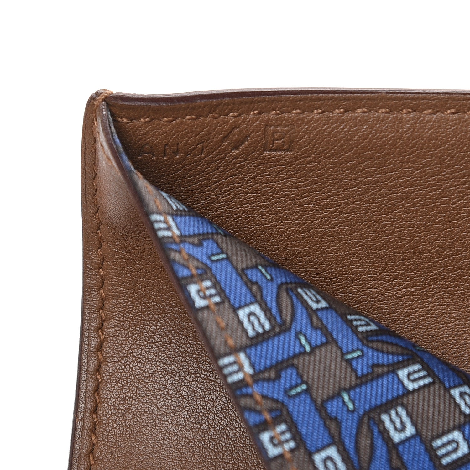 Hermes Swift Citizen Twill Compact Wallet Alezan 7 of 12