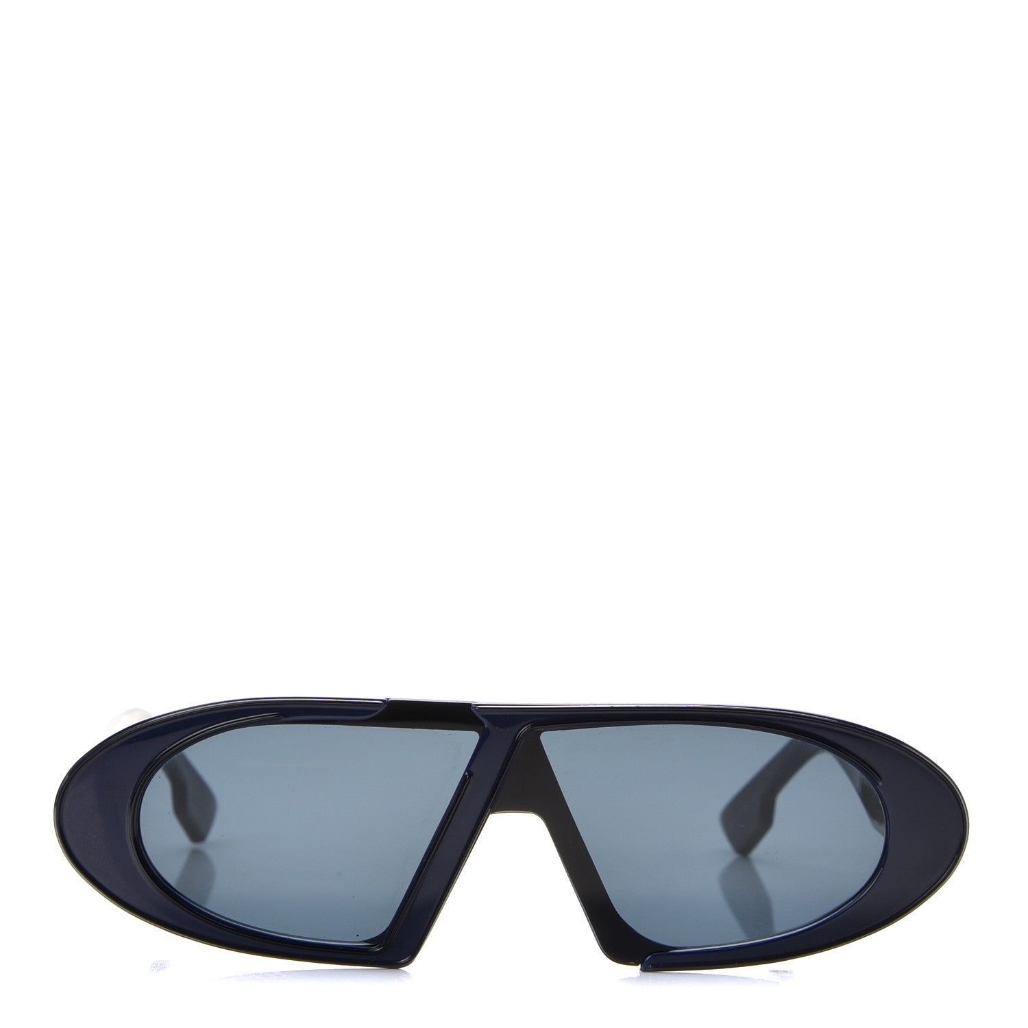 Christian Dior Acetate Oblique Oval Sunglasses Navy 2 of 7