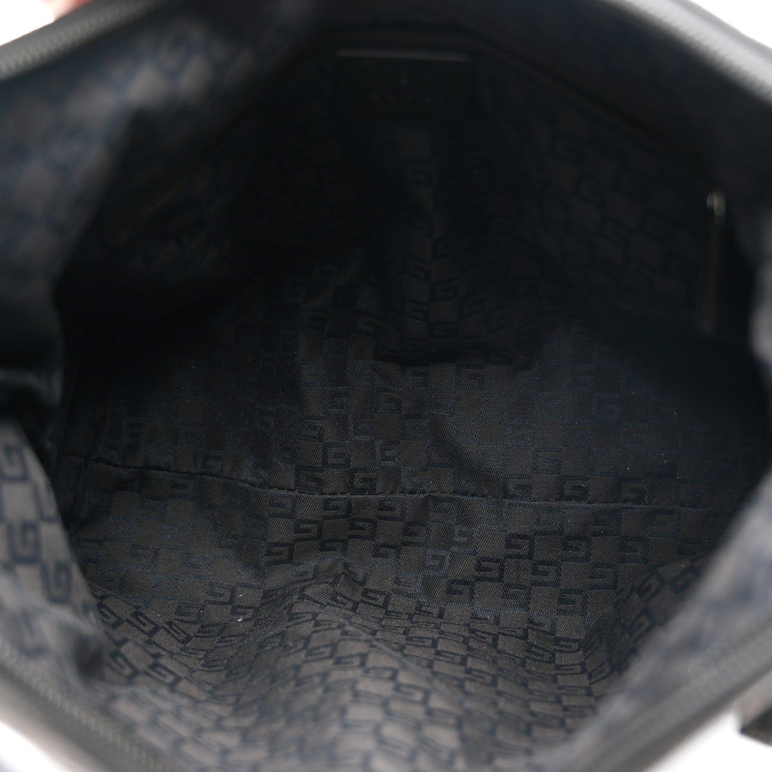 Gucci Denim Monogram Small Hobo Dark Brown 5 of 12