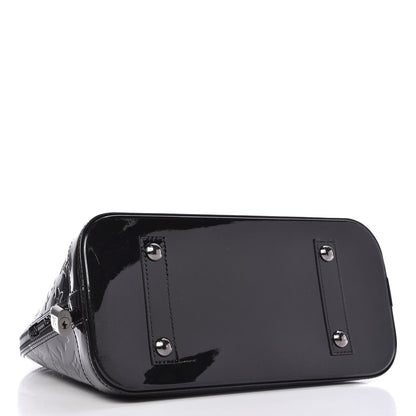 Louis Vuitton Vernis Alma PM Noir Magnetique 4 of 9