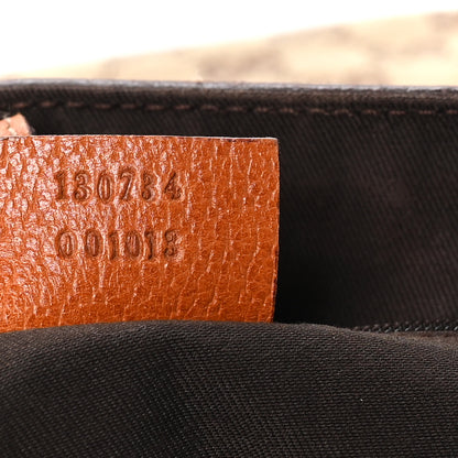 Gucci Monogram Medium Abbey Convertible Tote Brown 7 of 10