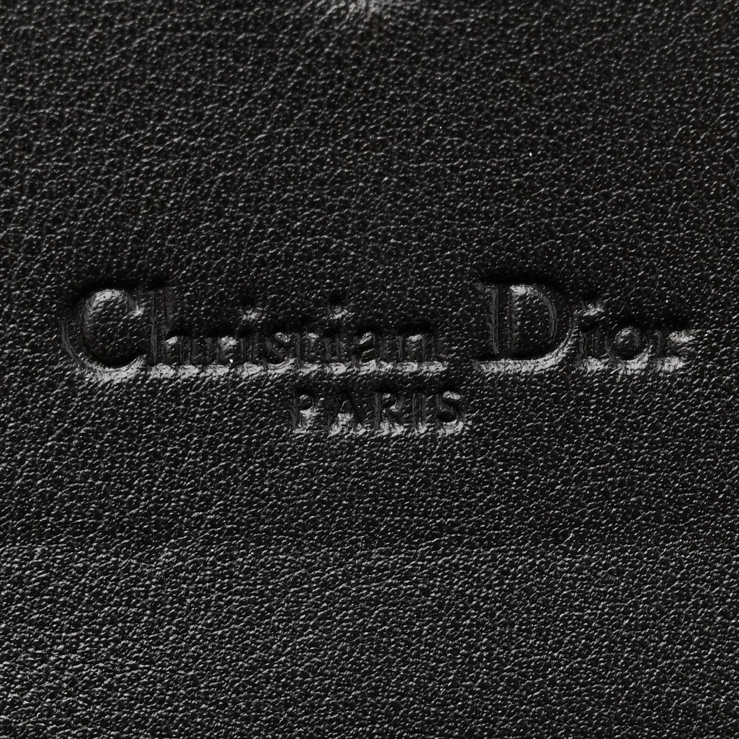 Patent Lambskin Cannage Lady Dior Rendezvous Wallet On Chain Black