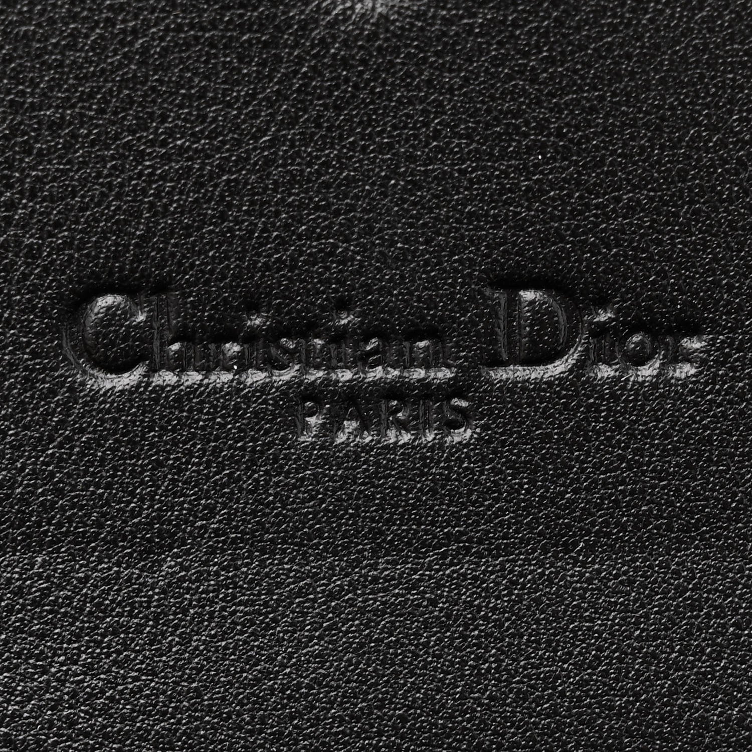 Christian Dior Patent Lambskin Cannage Lady Dior Rendezvous Wallet On Chain Black 7 of 11