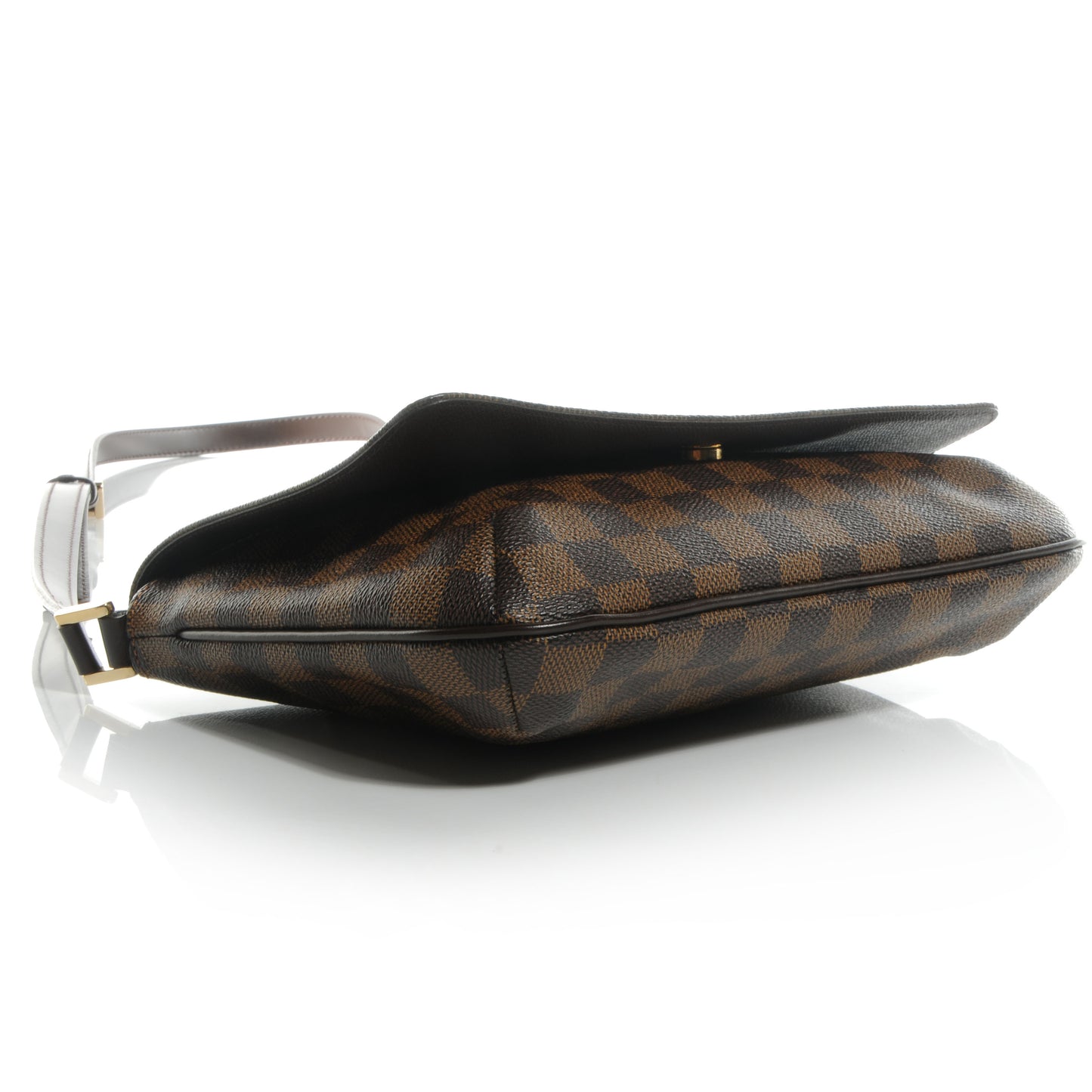 Damier Ebene Musette Tango Long Strap