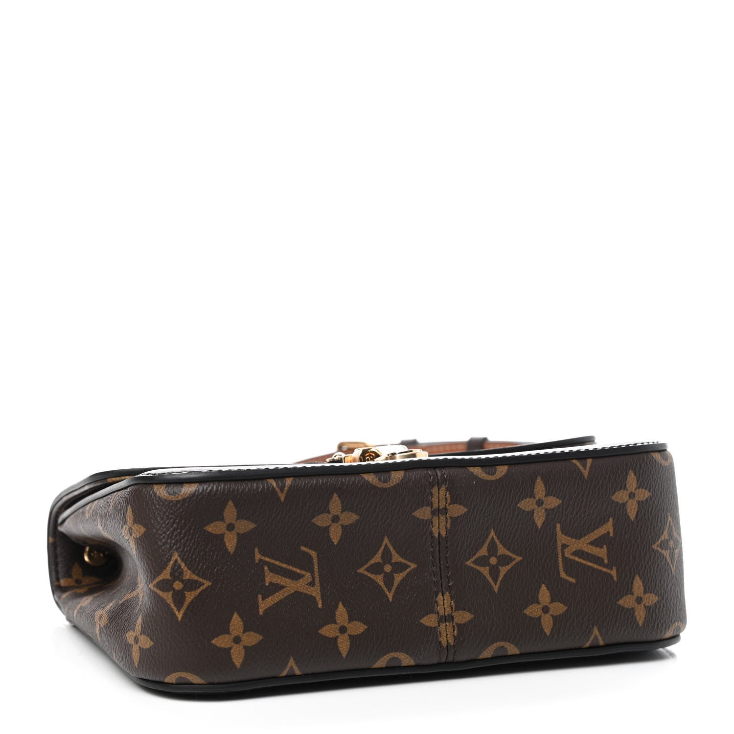 Louis Vuitton Patent Calfskin Monogram Cherrywood BB Black 4 of 9