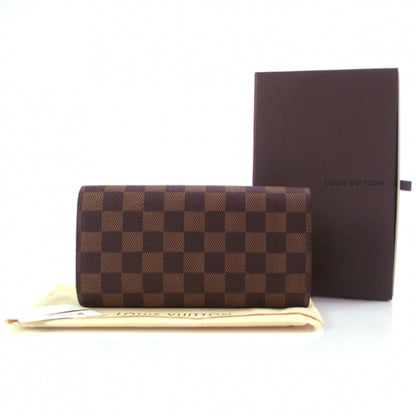 Louis Vuitton Damier Ebene Porte Tresor International Wallet 2 of 8