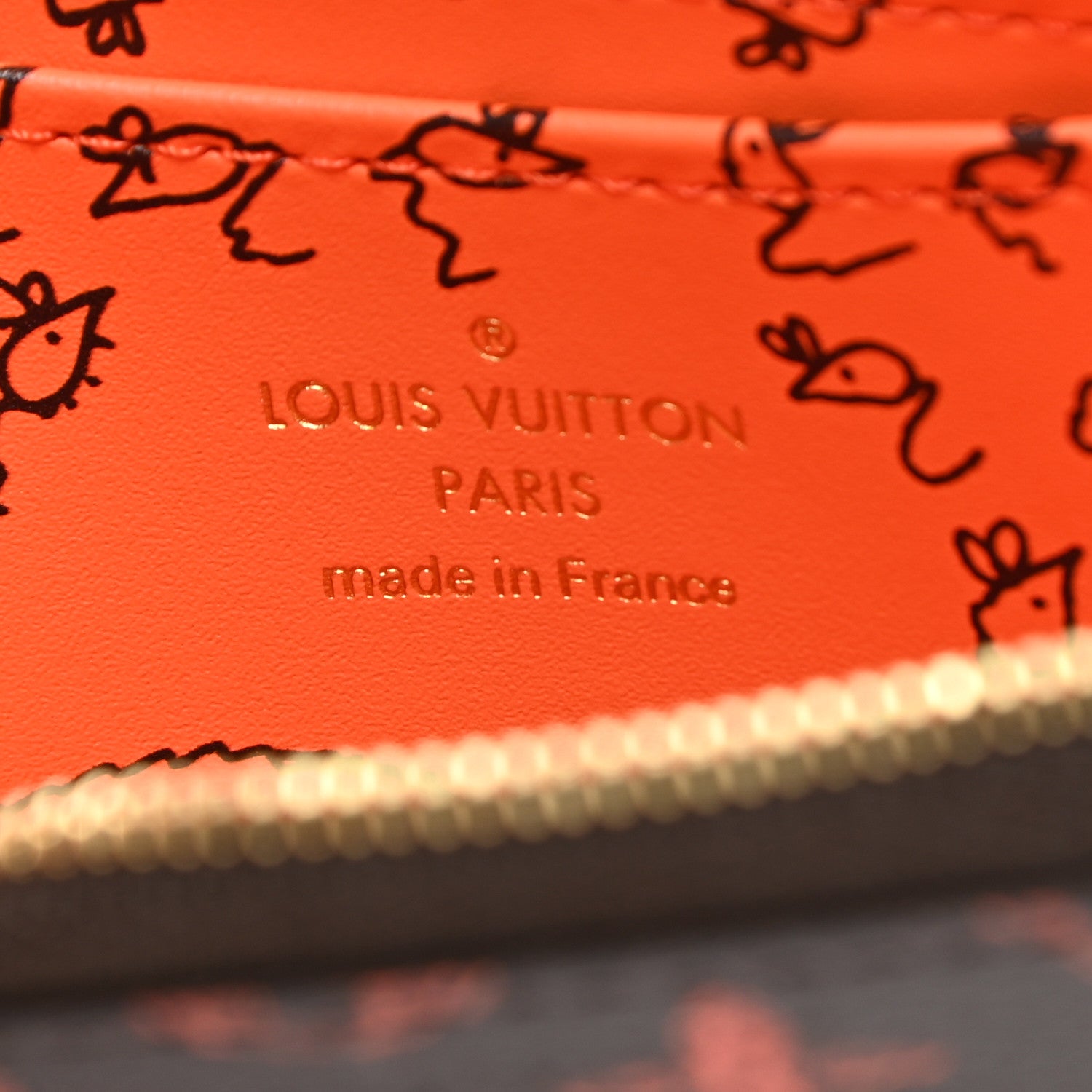 Louis Vuitton Catogram Zippy Coin Purse Marron 6 of 7