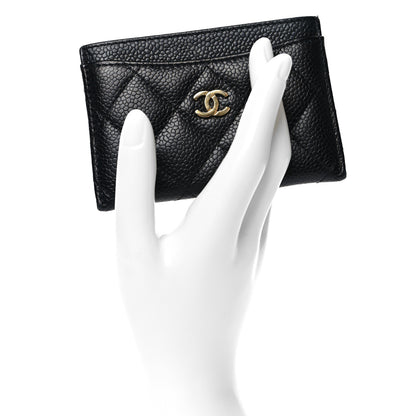 Chanel Caviar Quilted Card Holder Black 2 of 9