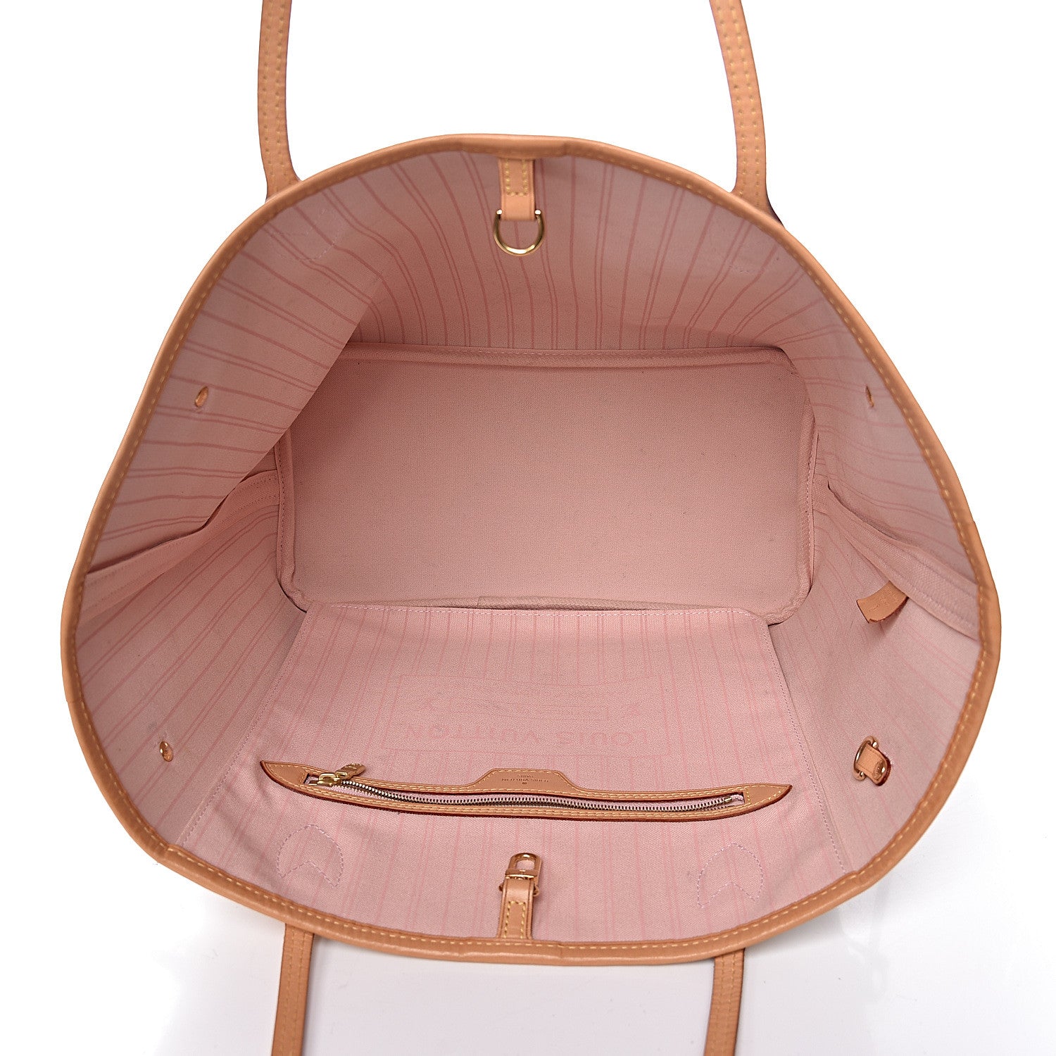 Louis Vuitton Damier Azur Neo Neverfull MM Rose Ballerine 5 of 15