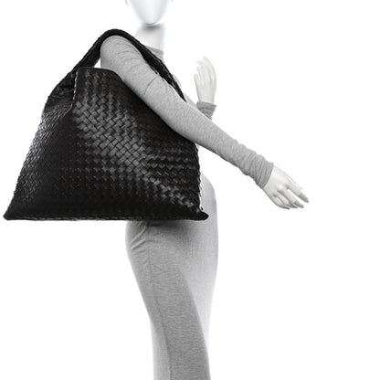 Bottega Veneta Calfskin Intrecciato Large Hop Ebano 2 of 10