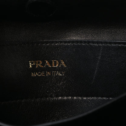 Prada Cuir Medium Double Bag Fuoco Black 7 of 12