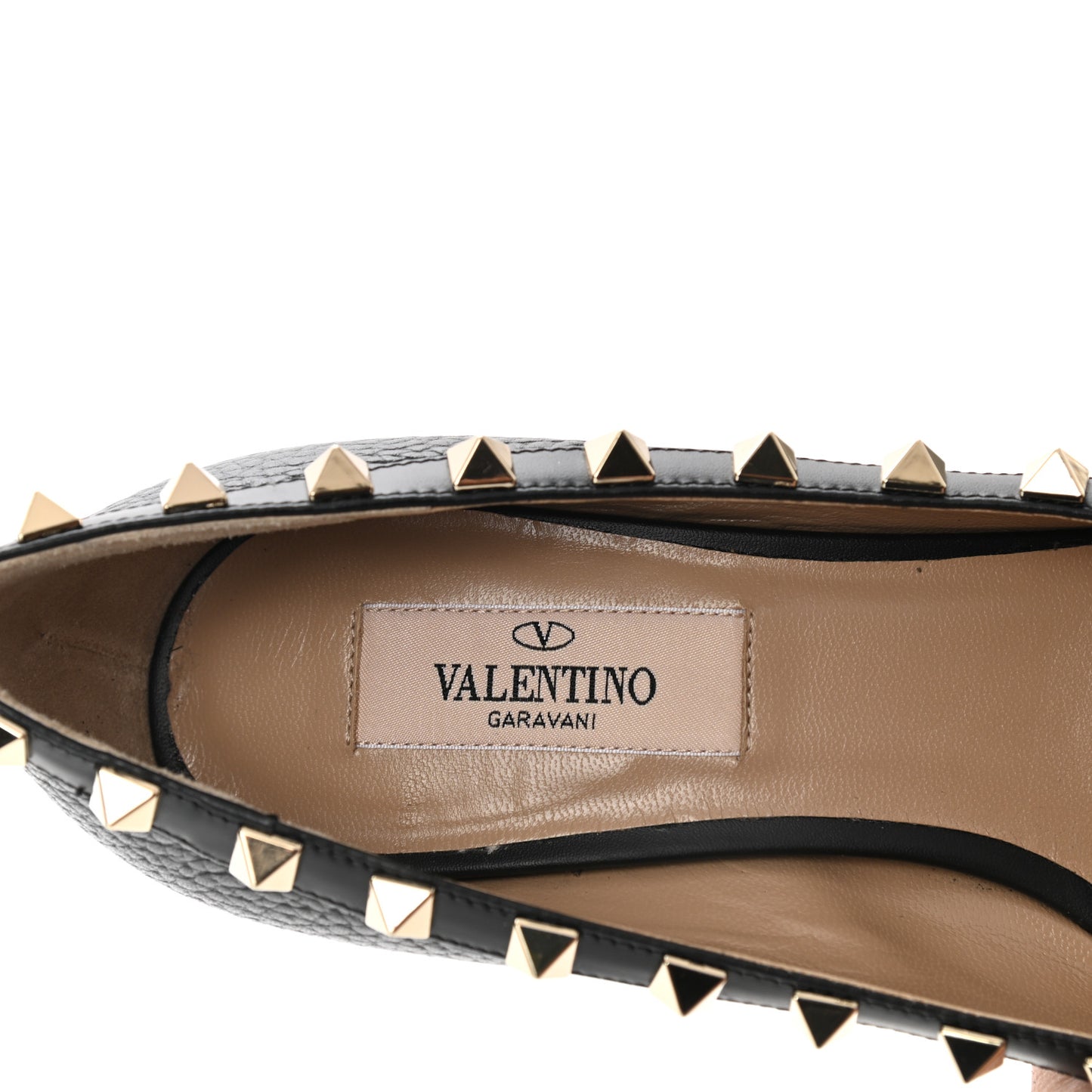 Pebbled Calfskin Rockstud 50mm Pumps 35 Black