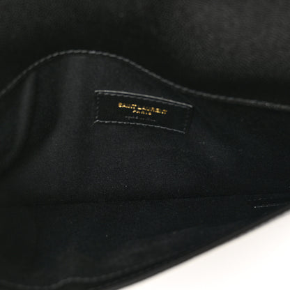 Saint Laurent Grain De Poudre Uptown Pouch Black 5 of 7