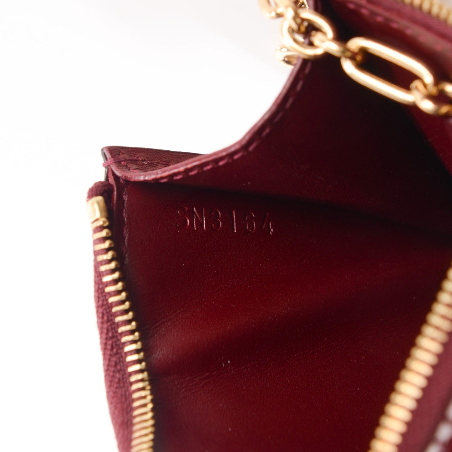Vernis Key Pouch Griotte