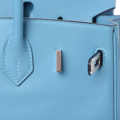 Hermes Swift Birkin 25 Bleu Du Nord 26 of 37