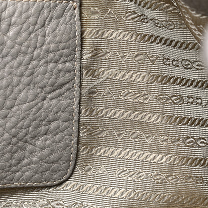 Prada Vitello Daino Shoulder Bag Argilla 10 of 29