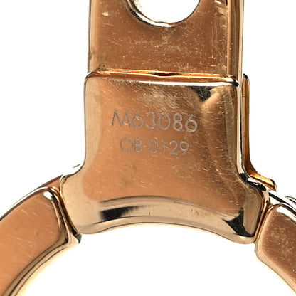 Louis Vuitton Brass Monogram Blooming Flowers Bag Charm Key Holder Rose Ballerine 4 of 5