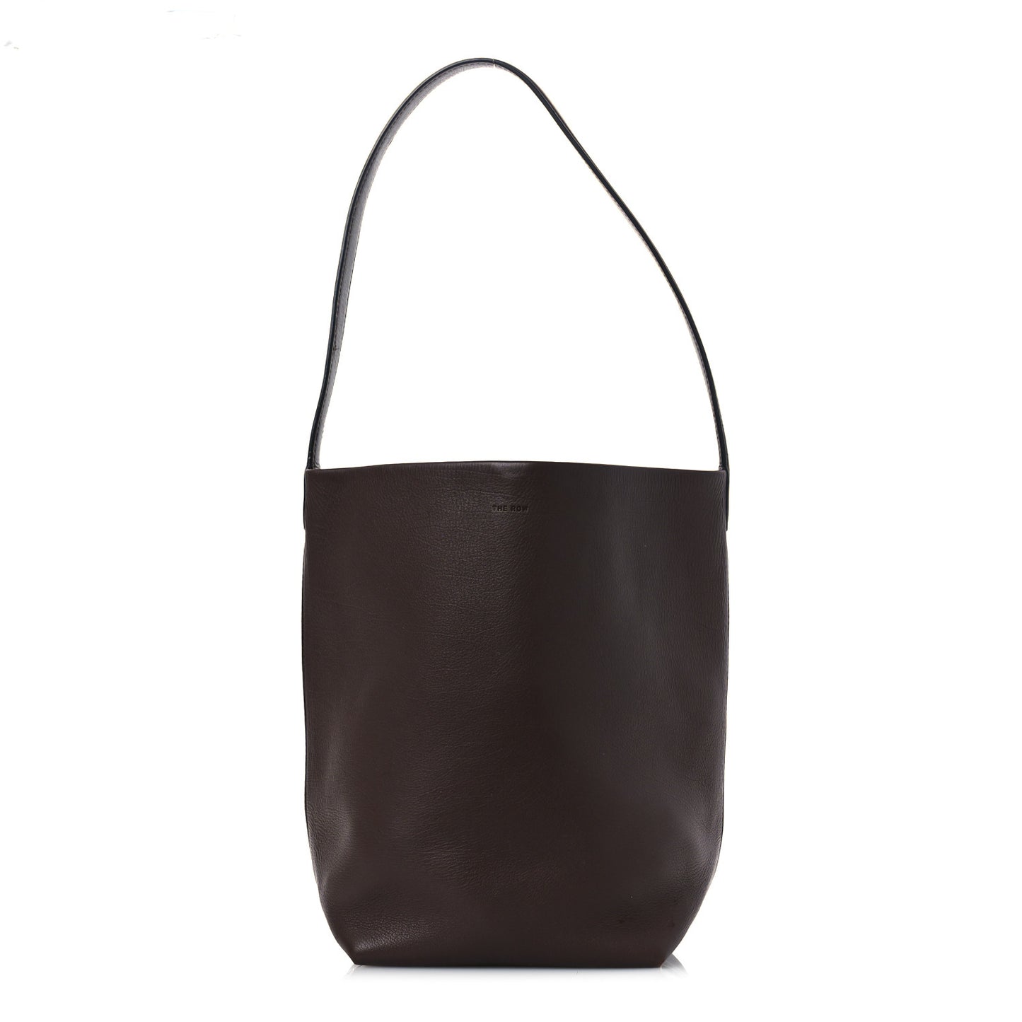 Grained Calfskin Medium N/S Park Tote Acajou