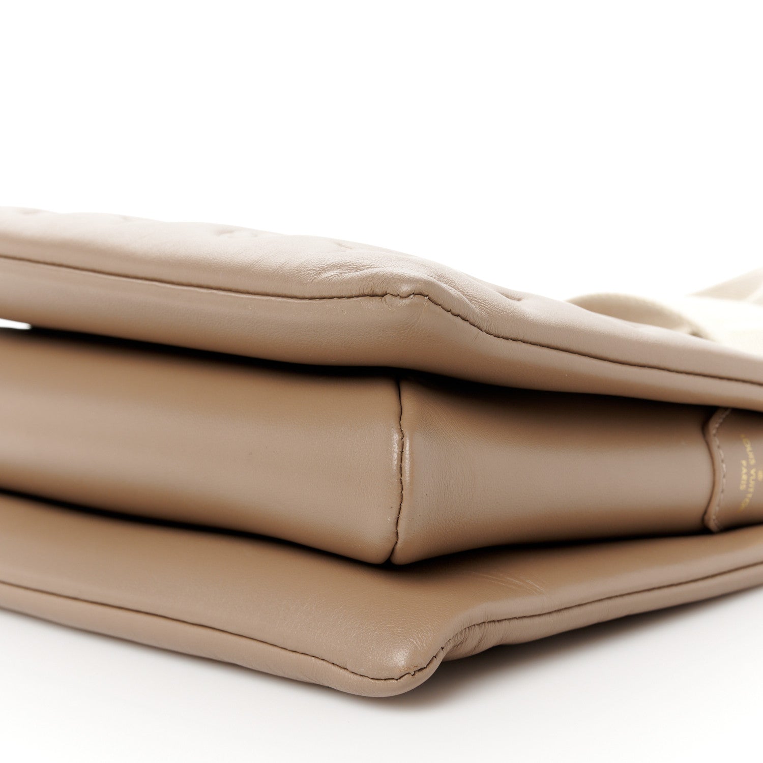 Louis Vuitton Lambskin Embossed Monogram Coussin PM Taupe 12 of 12