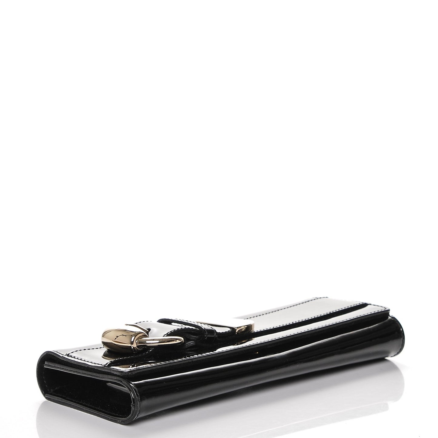 Patent Romy Clutch Black