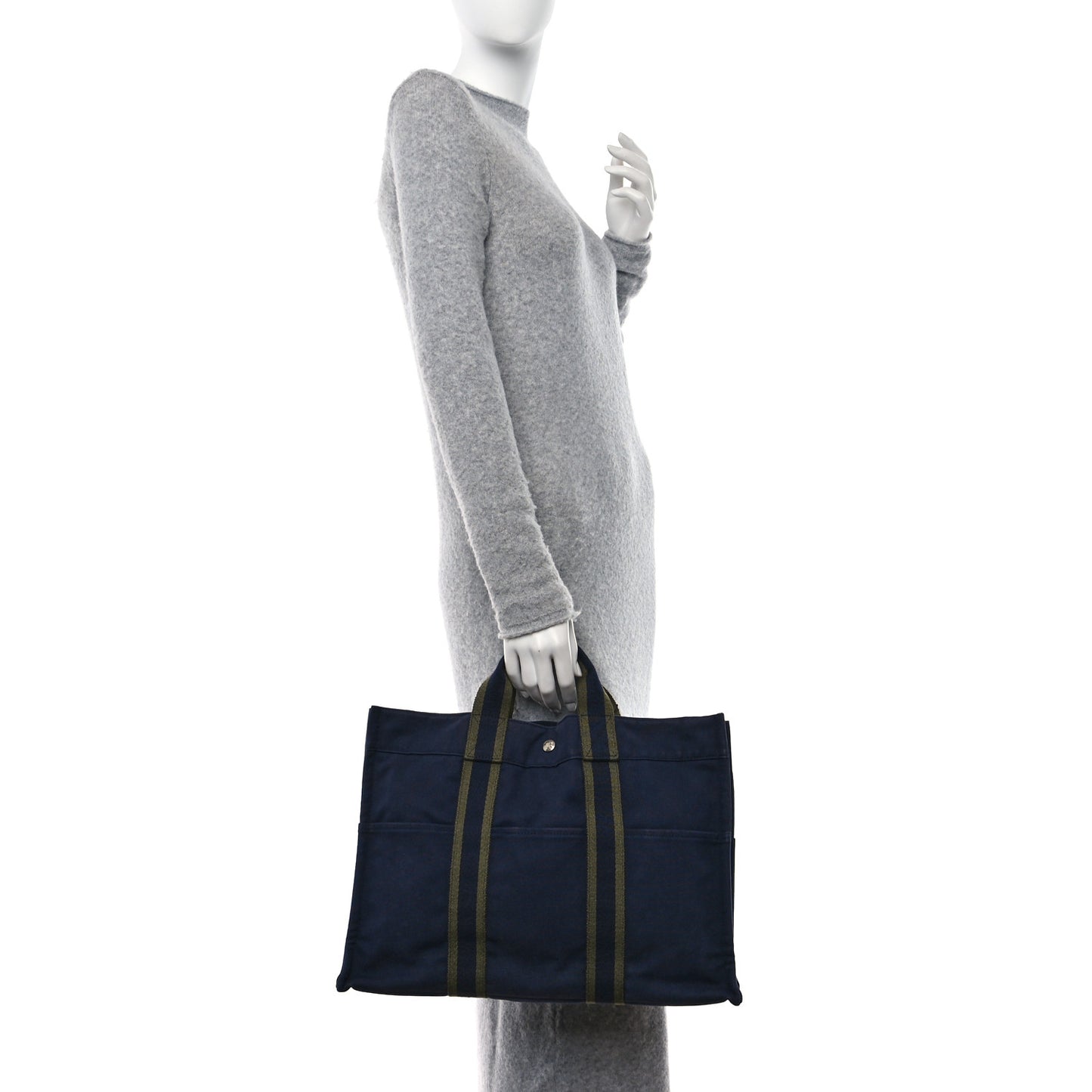 Canvas Herline GM Tote Navy