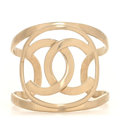 Chanel Metal CC Cuff Gold 1 of 4