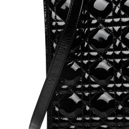 Christian Dior Patent Cannage Large Lady Dior Black 10 of 14