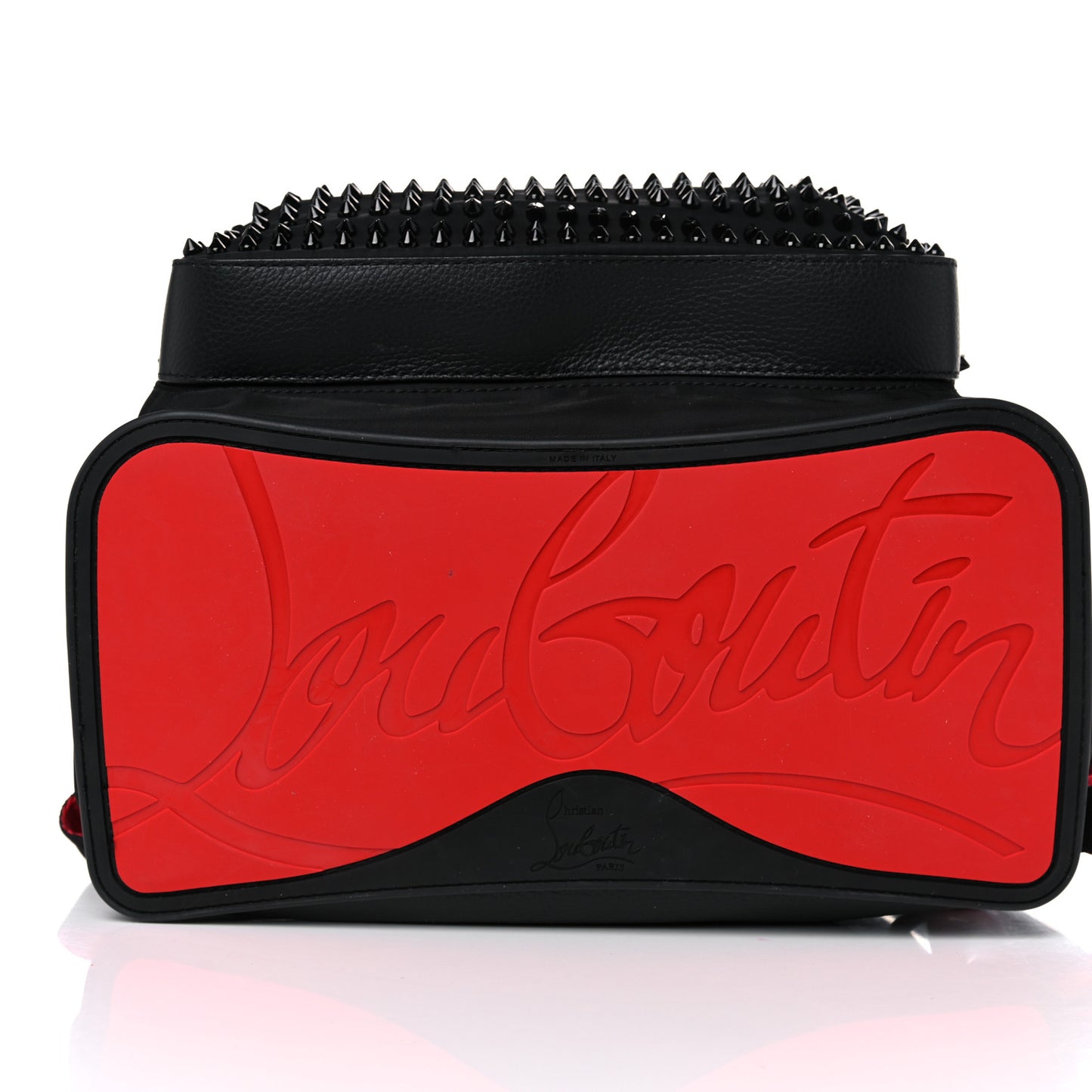 Nylon Backloubi Spiked Backpack Black