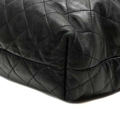 Saint Laurent Lambskin Quilted Maxi Icare Shopping Tote Black 11 of 11