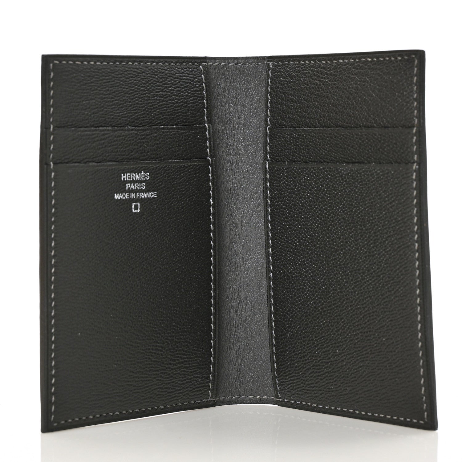 Hermes Matte Alligator MC2 Euclide Card Holder Graphite 5 of 7