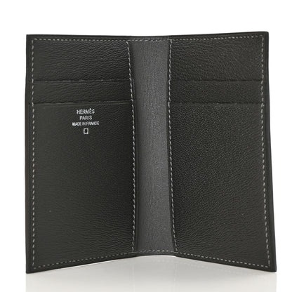 Hermes Matte Alligator MC2 Euclide Card Holder Graphite 5 of 7