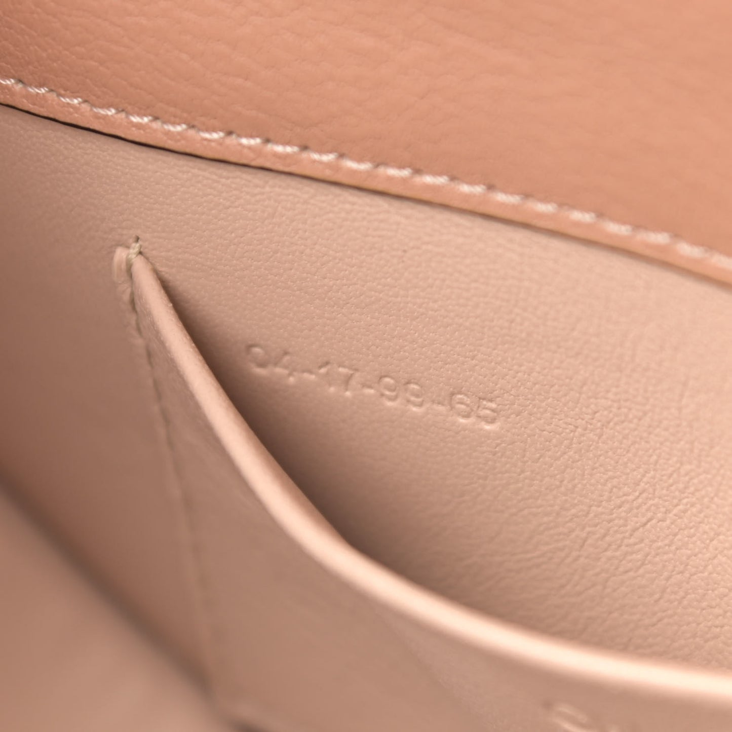 Calfskin Small Nile Bracelet Minaudiere Bag Biscotti Beige