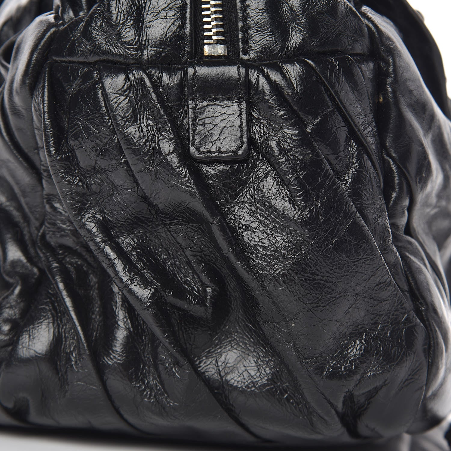 Chanel Glazed Calfskin Twisted Tote Black 13 of 15
