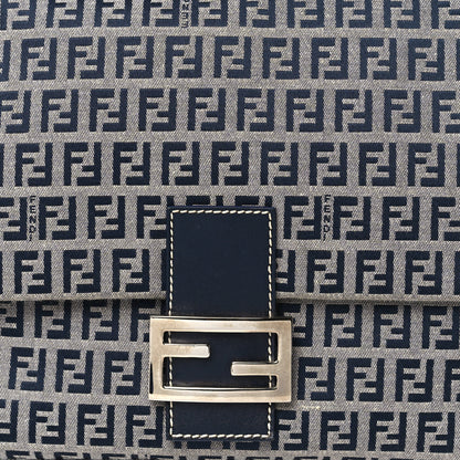 Fendi Zucchino Mama Baguette Navy 7 of 9