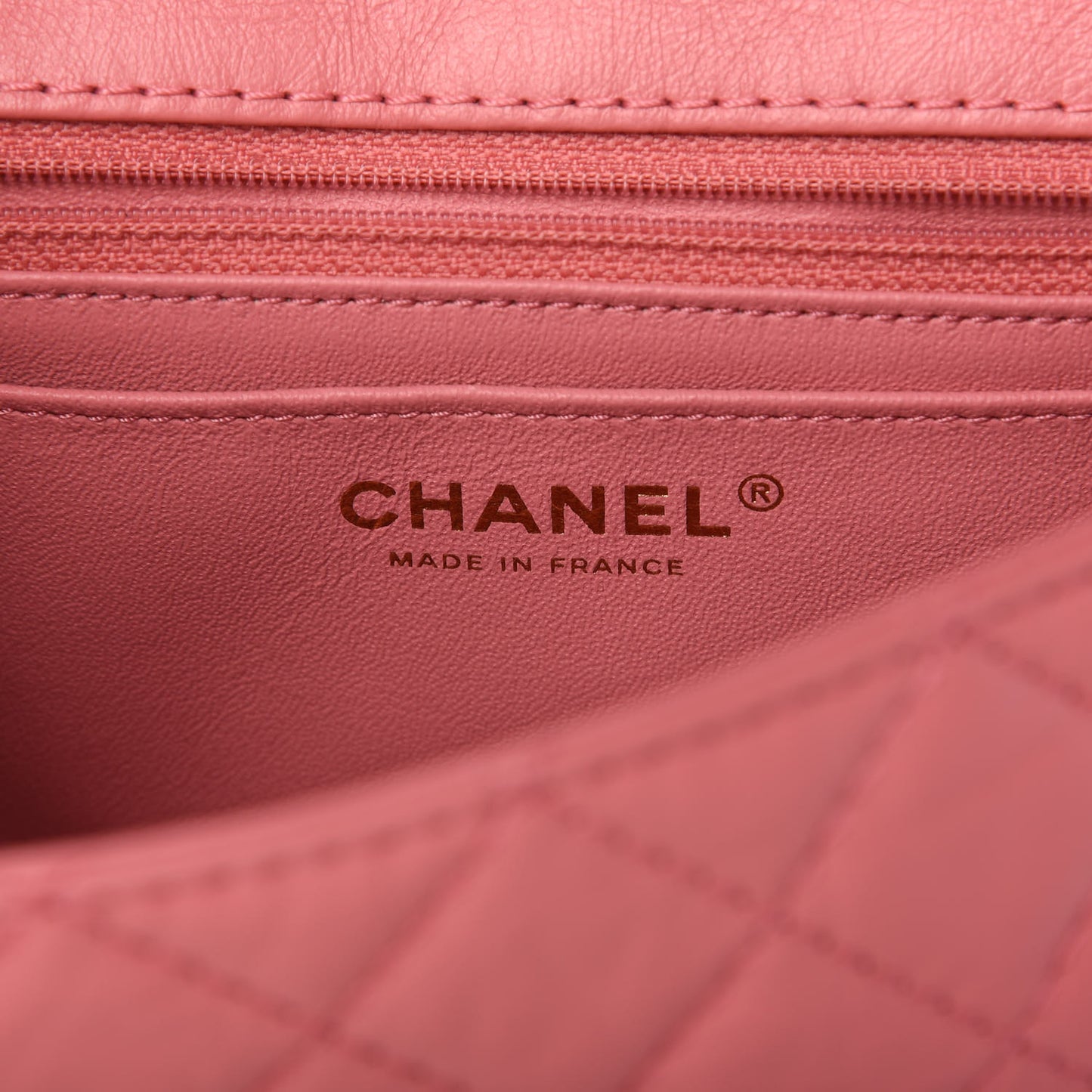 Aged Calfskin Quilted 2.55 Reissue Mini Flap Pink