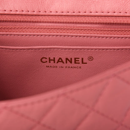 Chanel Aged Calfskin Quilted 2.55 Reissue Mini Flap Pink 7 of 10