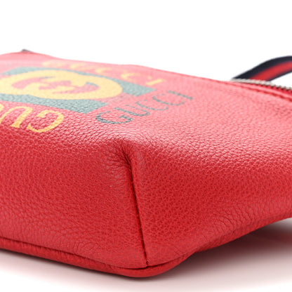 Gucci Grained Calfskin Small Logo Belt Bag Hibiscus Red 11 of 11