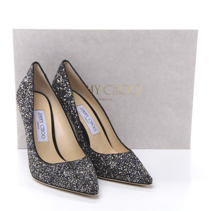 Jimmy Choo Coarse Glitter Romy 100 Pumps 38 Multicolor 8 of 8