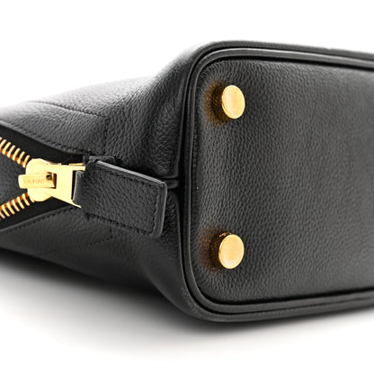 Tom Ford Pebbled Calfskin Small Jennifer Zip Tote Black 8 of 9