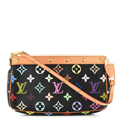 Louis Vuitton Monogram Multicolor Pochette Accessories Black 1 of 17
