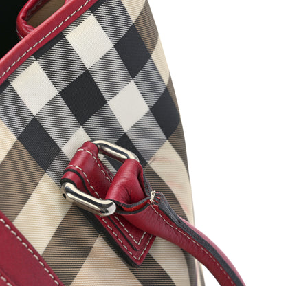 Burberry House Check Buckle Tote Red 13 of 13