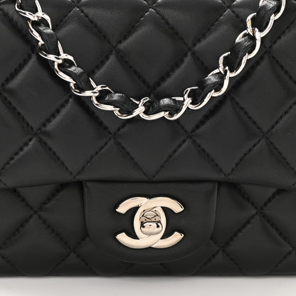 Chanel Lambskin Quilted Mini Square Flap Black 8 of 11